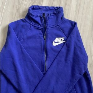 Purple nike 3 quarter zip!